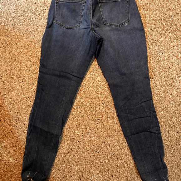 Maurices Dark Blue Distressed Skinny Jeans - Picture 2 of 5